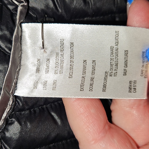 Calvin Klein Asymmetrical Down Filled Puffer Jacket Size Large - Picture 9 of 11